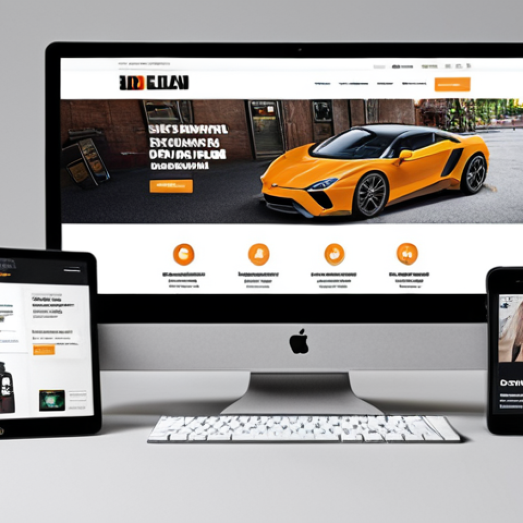 **

A sleek, modern website design showcasing a diverse range of successful ad campaigns. Focus on user interface (UI) elements, displaying high-quality visuals of completed projects such as social media ads, print ads, and website mockups. The overall aesthetic should be clean, professional, and visually appealing, emphasizing the agency's digital capabilities. Keywords: *clean design, website portfolio, UI/UX, digital advertising, professional.*

**
