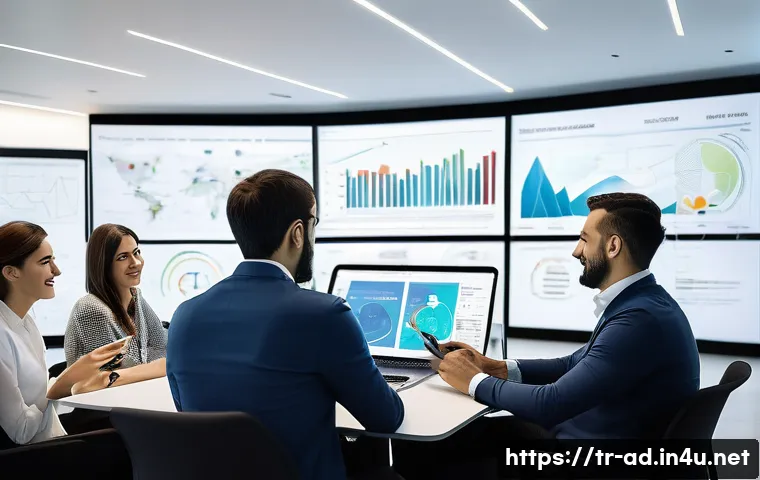 광고홍보사와 광고 퍼포먼스 분석 - **A dynamic and diverse team of Turkish marketing professionals**, dressed in smart casual business ...