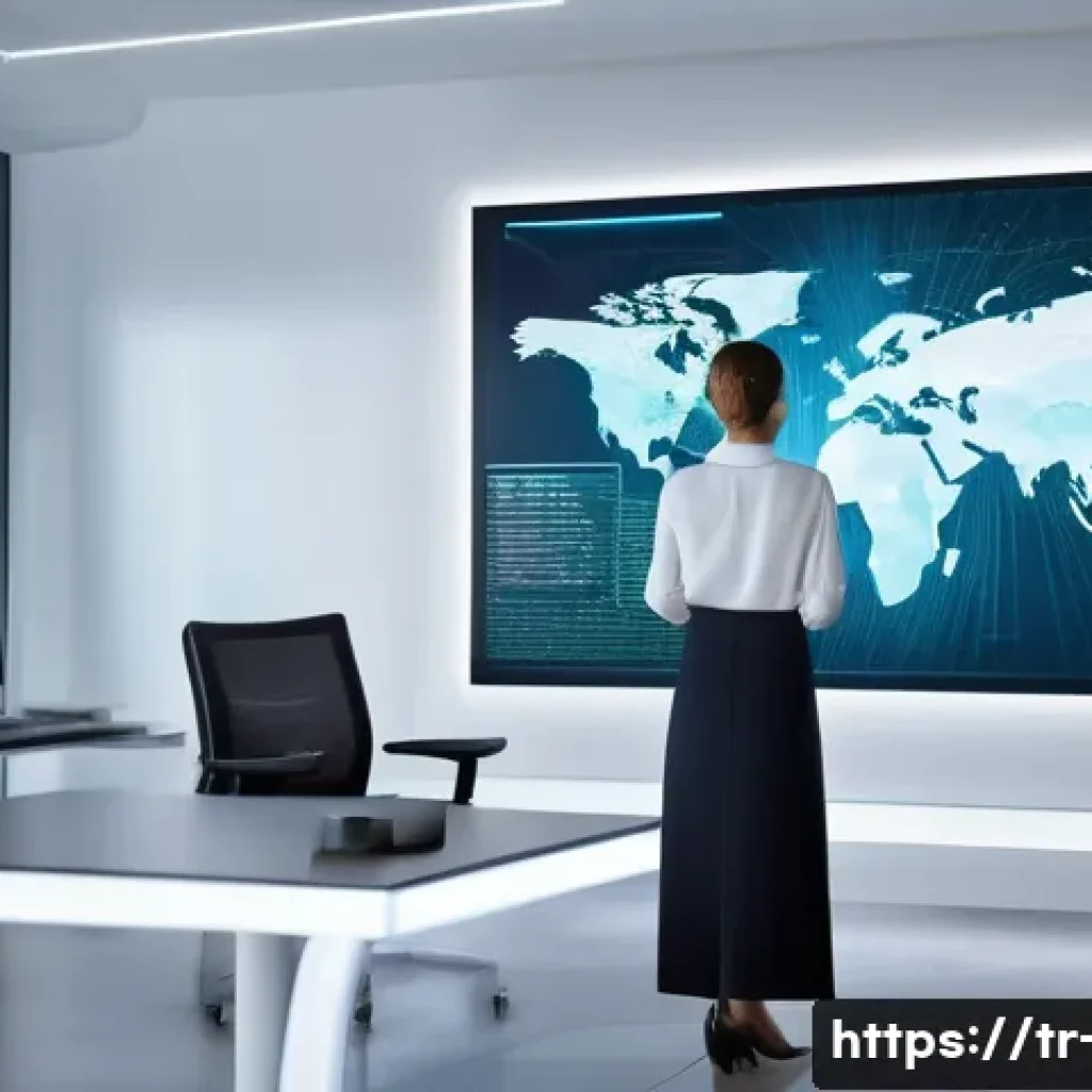 광고홍보사와 데이터 기반 광고 캠페인 - **Prompt 1: "The Data Navigator"**
A modern, professional young woman, dressed in smart business...