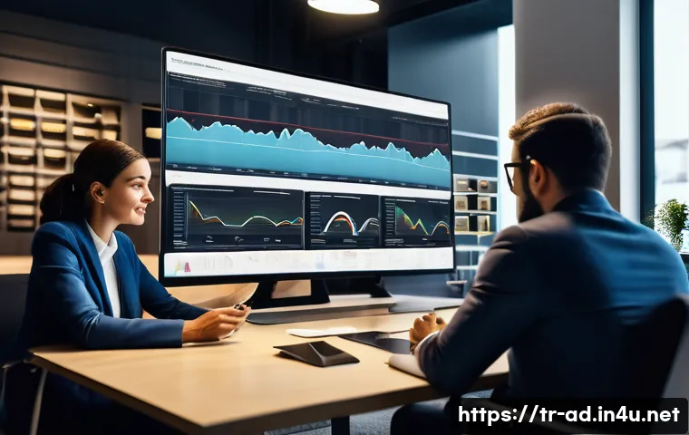 광고홍보사와 효과적인 광고 배포 전략 - A dynamic digital marketing team meeting in a modern Istanbul office, diverse professionals analyzin...