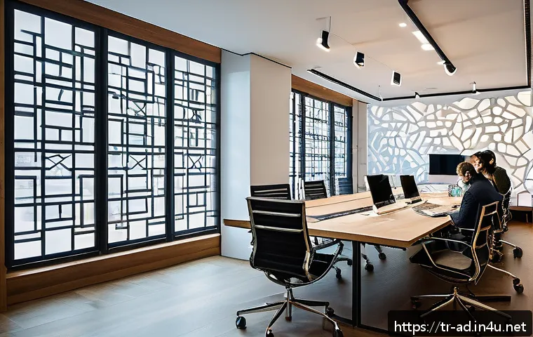 광고홍보사와 광고 수익 모델 분석 - A modern digital advertising agency office in Istanbul with a diverse team collaborating on creative...